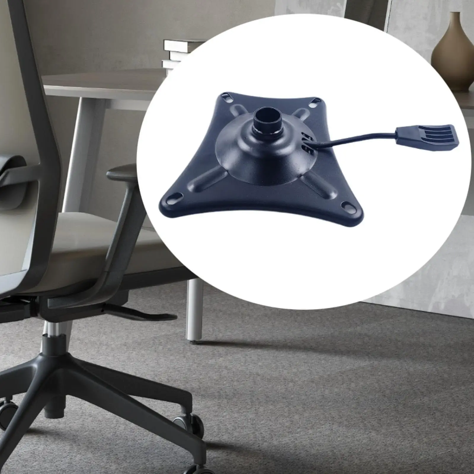 Office Chair Tilt Control Mechanism, Office Chair Tilt Swivel Plate, Practical, Replace Part, Lift Lever Handle, Accessories
