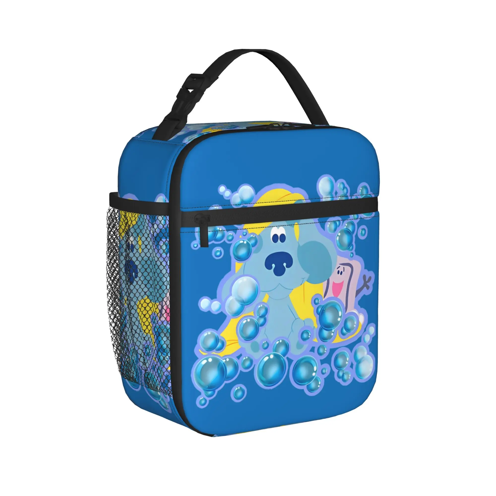 Blues Clues Bubble Bath Insulated Lunch Bag High Capacity  Meal Container Thermal Bag Tote Lunch Box School  Food Handbags