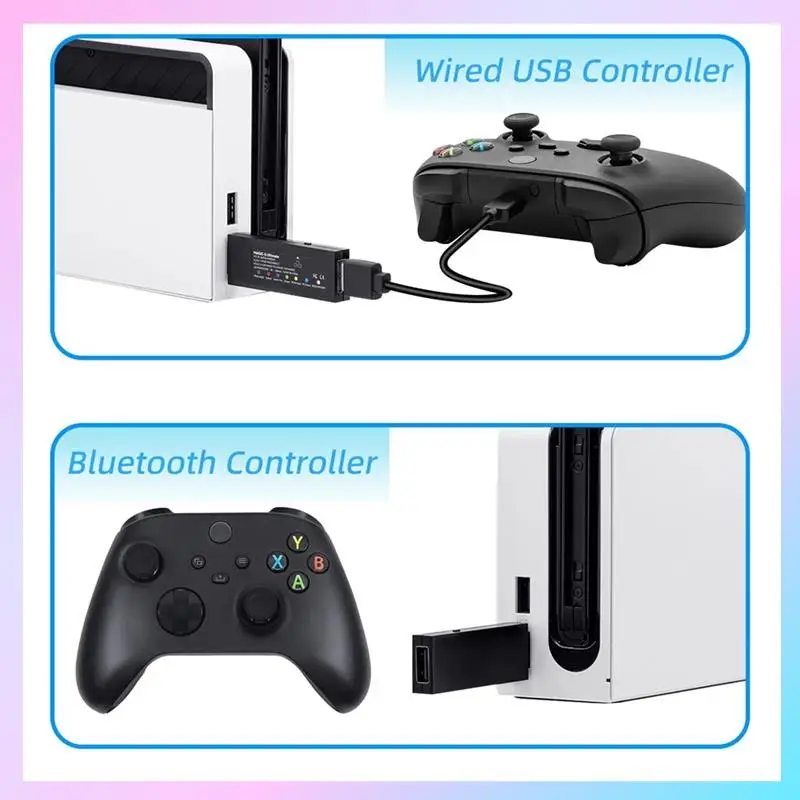 

T23C For Magic-S Ultimate USB Adapter For PS5/Switch/Macos/Windows For Series/Logitech Gamepad Converter