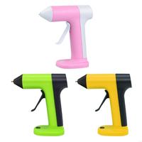 E74E Small Cordless Hot Glues Guns Rechargeable with 2000mAh Battery Quick Heating 5 Minutes Auto Shut Off and Nozzle