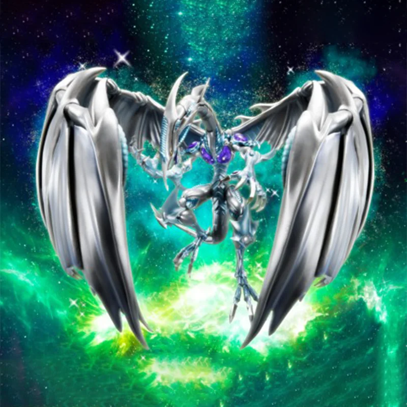 

【100%original】BANDAI Yu-Gi-Oh! 5D's - Stardust Dragon - S.H.MonsterArts Collection Series Model Cartoon Character Garage Kit