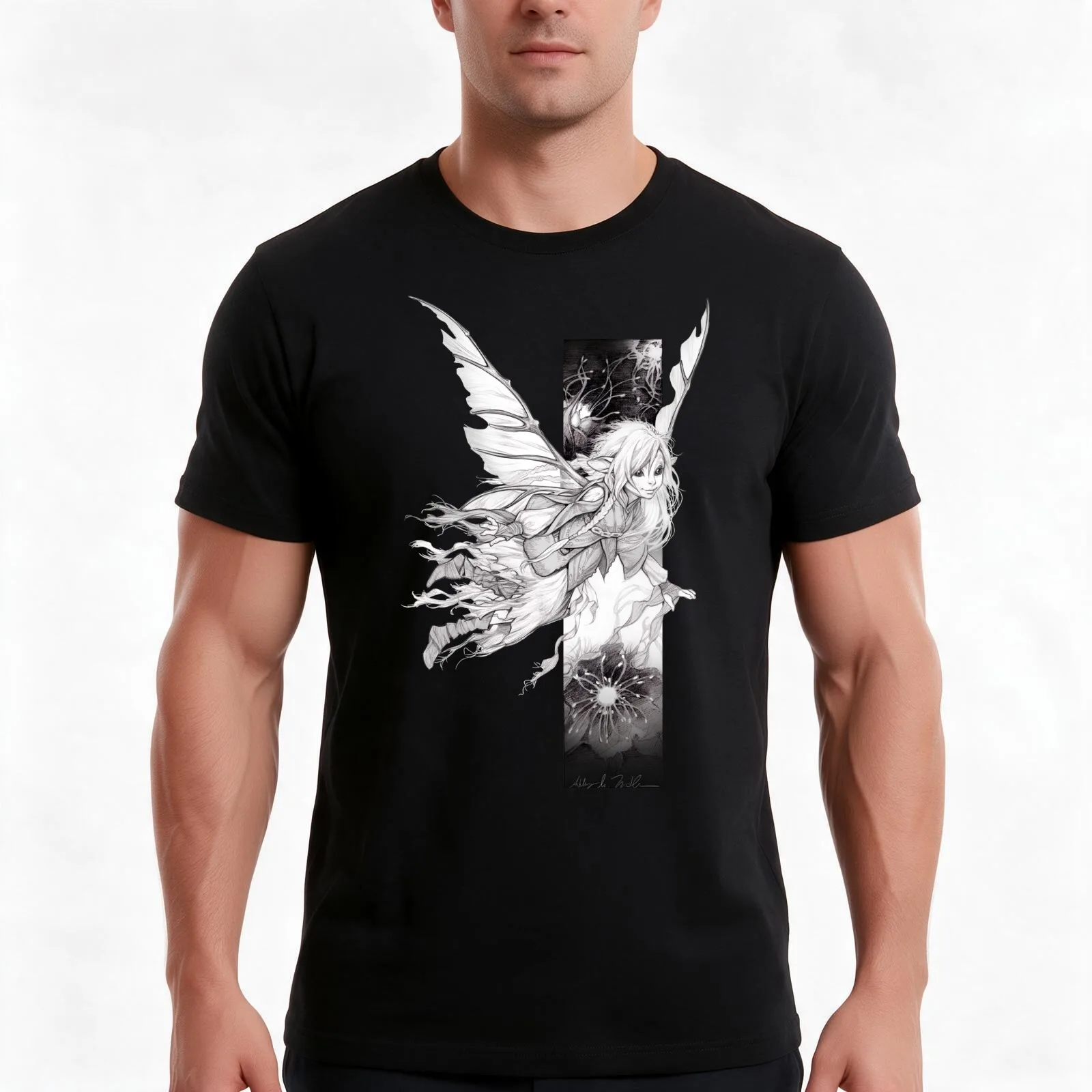 Doodle #53 Deet! T-Shirt, Summer Casual Cotton Tee, Oversized Streetwear Tops, Vintage Graphic Print, Loose Fit Short Sleeve
