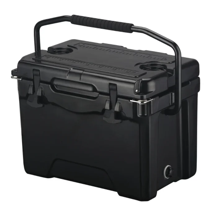 25Qt Storage Equipment Cooler Camping&Outdoor Hard Coolers Plastic Pu Foam Ice Cool Box