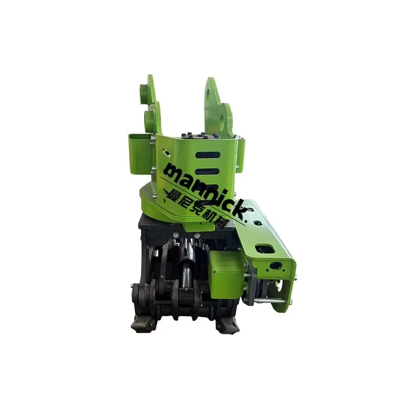Customized Timber Grab Log Cutting Forestry Machine Excavator Attachment Wood Grapple Saw For Sale