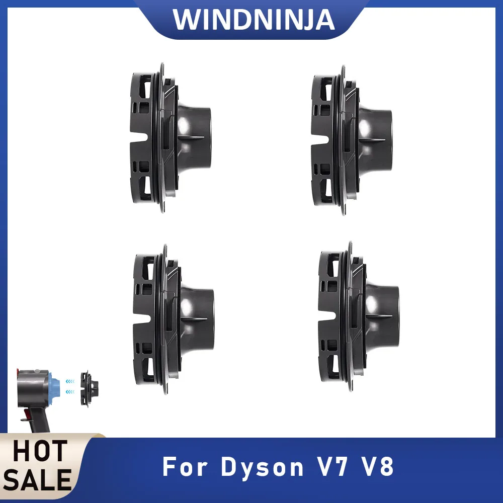 Hinterer Filtermotor-Abdeckungsersatz für Dyson V7 V8 Staubsauger – Verbesserte hintere Motorabdeckung als Ersatzteil