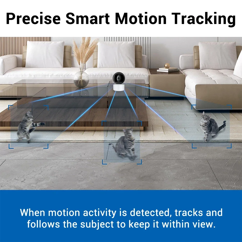 8MP IP Camera 5MP Wifi Video Surveillance Cameras HD Night VIsion Two Way Audio Auto Tracking Cloud Smart Home Camera O-Kam APP