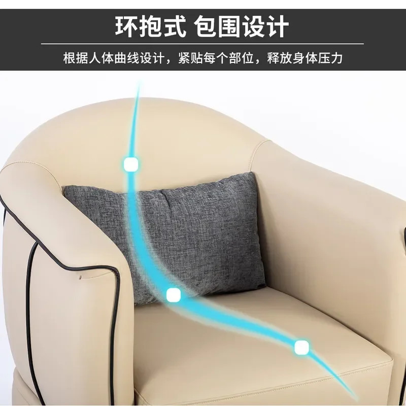 Bohorie Electric Foot Massage Chair Beauty Sofa for Hair Perm Dyeing Tattoo Embroidery Nail Art Eyelash Extension Foot