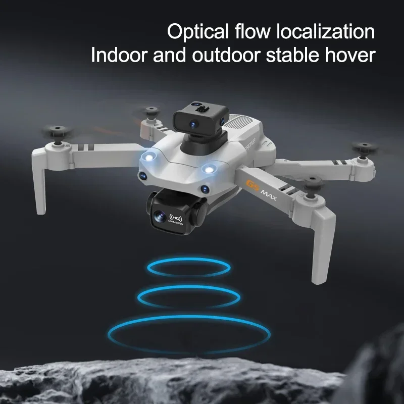 G5 Pro RC Drone, Evitar obstáculos a 360 °, 4K câmera dupla profissional, Posicionamento de fluxo óptico, RC Altura Hold Apron, Vender, 3000m, Novo