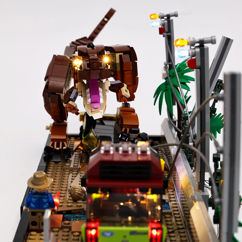 Model Kit Lego - レゴ T.レックス ブレイクアウト 76956 ブロック用 LED