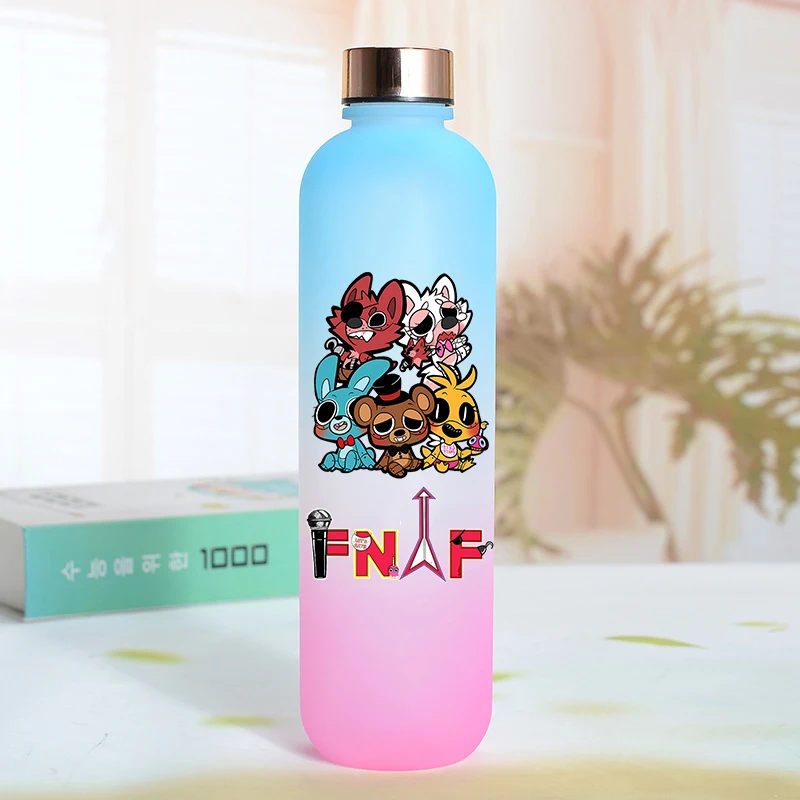900ML Five Nights At Freddys Water Bottles Game FNAF Sports Bottle Outdoor Travel Gym Fitness Jugs Kids Portable Drinking Cups
