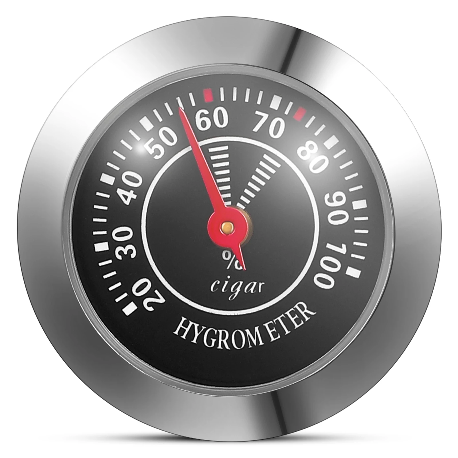 

Analog Hygrometer Cigar Humidor High Precision Portable Small Round Mechanical Gauge Household Indoor Humidity Measurement