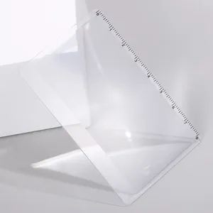 مكبر جيب محمول 3X مكبر قراءة مع مسطرة ، كاتب حريق التخييم رفيع للغاية ، جهاز إشعال شمسي أفضل 10 مبيعات لصنع الحرائق على قيد الحياة - No6