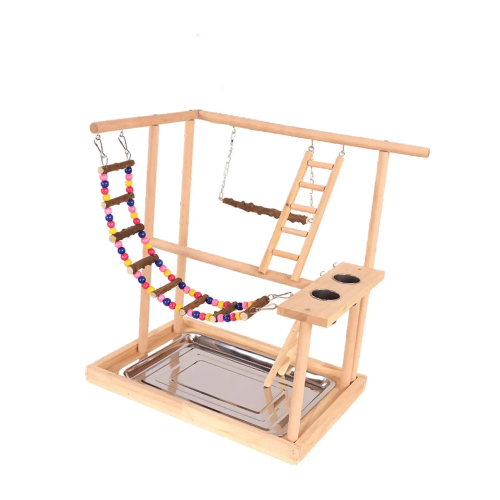 

Parrot Playground Bird Play Stand for Cockatoo Lovebirds Activity Toy