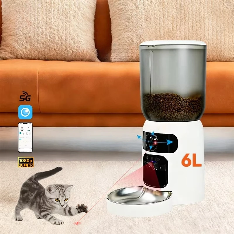 

Новинка 2023 года, умная кормушка для домашних животных, микрочип с дистанционным управлением, лазерный микрочип для домашних животных, 2 камеры, 1080P HD, ночное видение