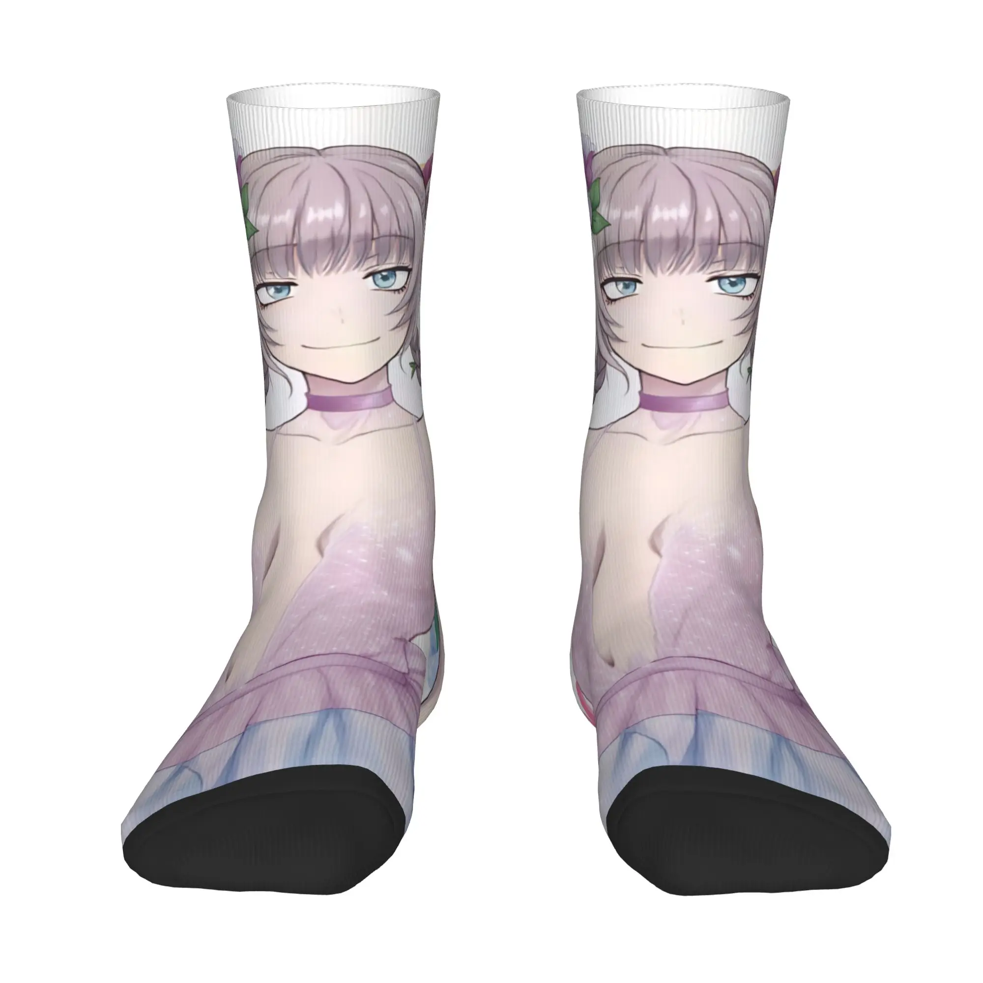 Kawaii Printed C-Call of T-The N-Night Socks for Men Women Stretchy Summer Autumn Winter Anime Crew Socks