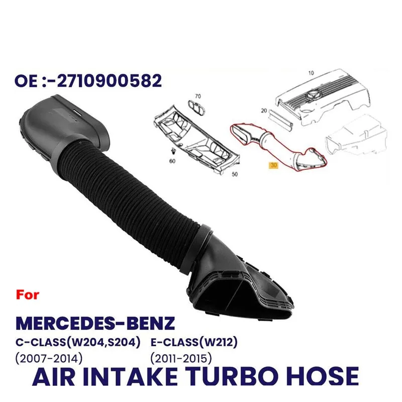 

FOR MERCEDES BENZ MB C CLASS W204 C180 AIR INTAKE HOSE PIPE A2710900582