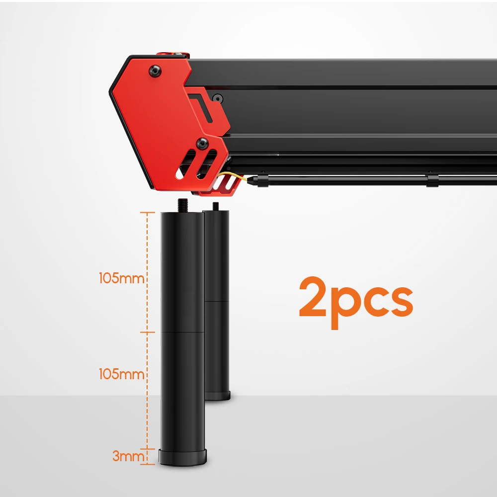 AlgoLaser Raiser Feets 4PCS Set 10.5/21cm For Alpha/Delta/DIY KIT Tools Upgrade Accessories Woodworking Engraver Cutter Machine