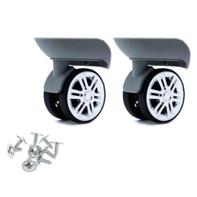 2Pcs A65 Trolley Caster Replacement Suitcase Luggage Box Wheels Double Row