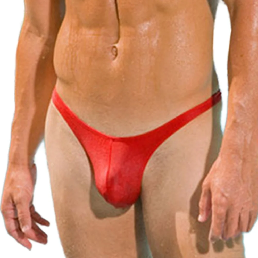Men's Thongs Everyday Basic Small Briefs Underwear Sexy Pouch Male Bikini Small Underwear Jockstrap Underwear