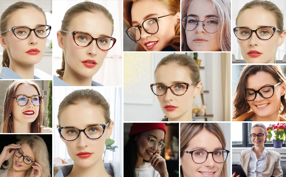 Katzenauge Presbyopie Brille wmoen klassischen Stil progressive Brille exquisite Design Leser verschreibung pflicht ige optische Brille Rahmen – Detail 2