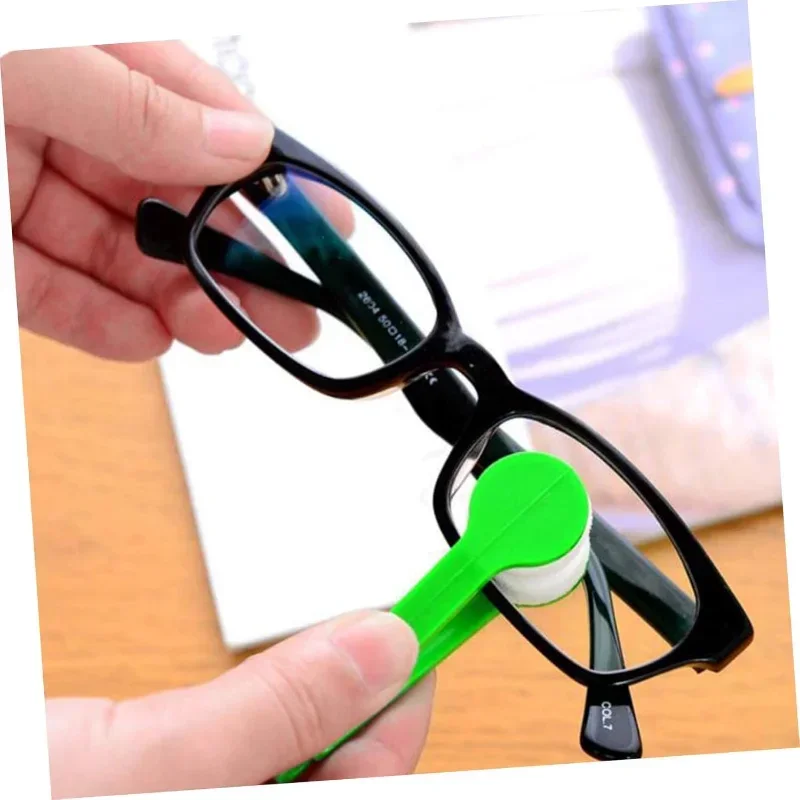 Mini 1 Pcs Portable Multifunctional Glasses Cleaning Rub Eyeglass Sunglasses Spectacles Microfiber Cleaner Brushes Wiping Tools