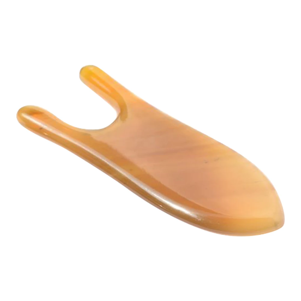 

Nose Bridge Eye Socket Massage Board Ox Horn Massager Durable Tool Skin Care Professional Personal Use Creative Shape Easy Hold