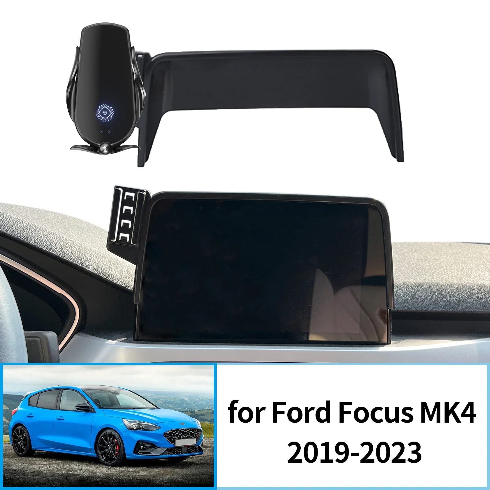 

Car Phone Holder for Ford Focus MK4 IV 2019~2023 (8in) Screen Navigation GPS Bracket Accessories Base