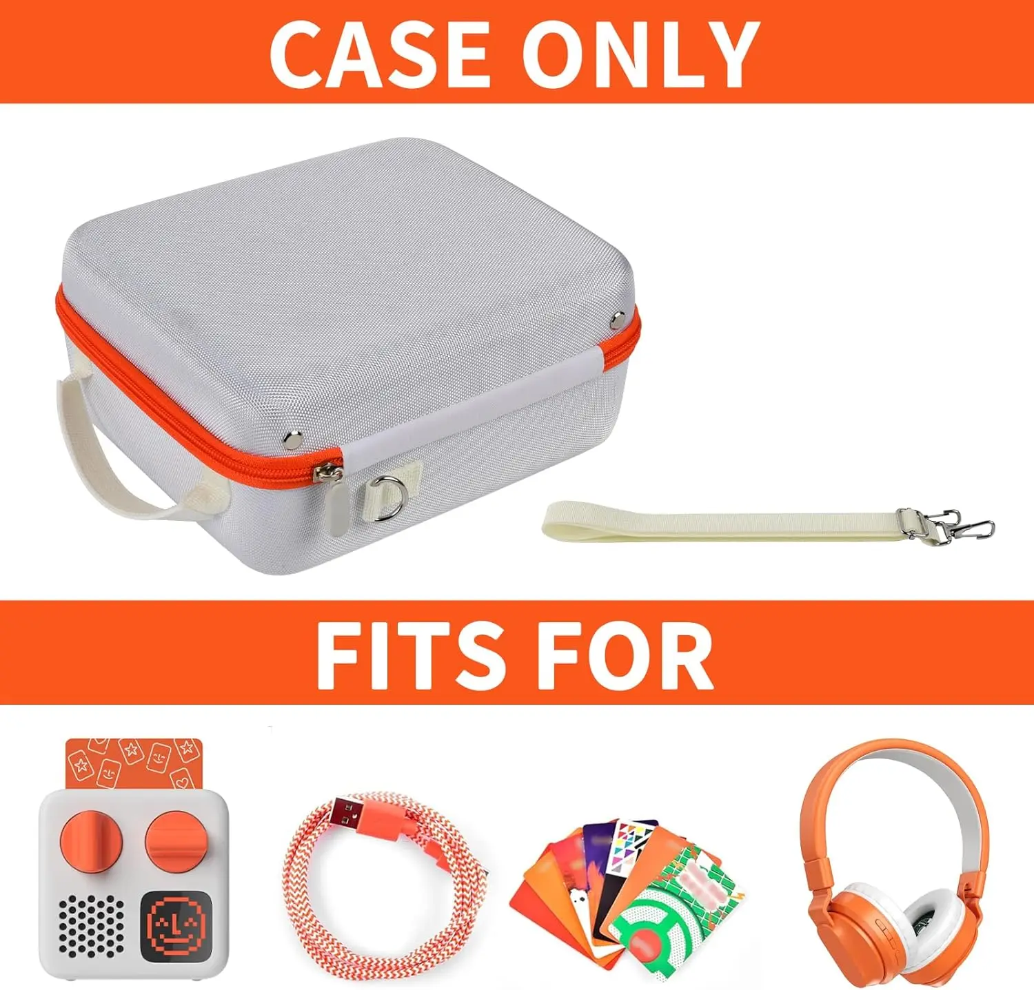Storage Bag Compatible with Yoto Mini Kids Audio & Music Player, Portable Radio Storage Holder for Children Speaker Headphone