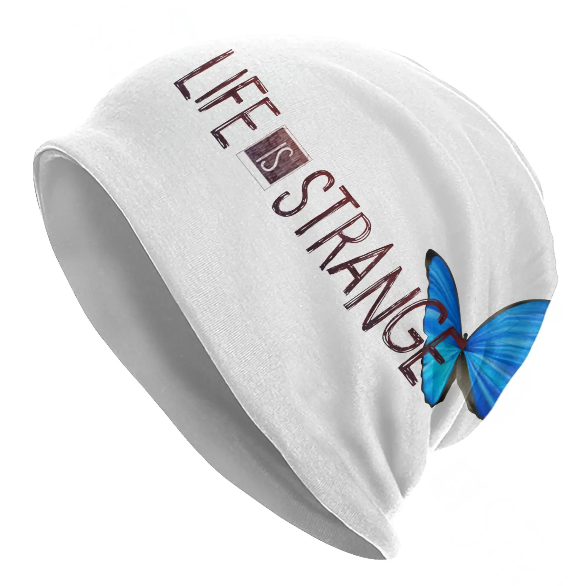 

Life is Strange Butterfly Logo Bonnet Hat Autumn Winter Outdoor Skullies Beanies Hat Men's Women's Warm Dual-use Cap