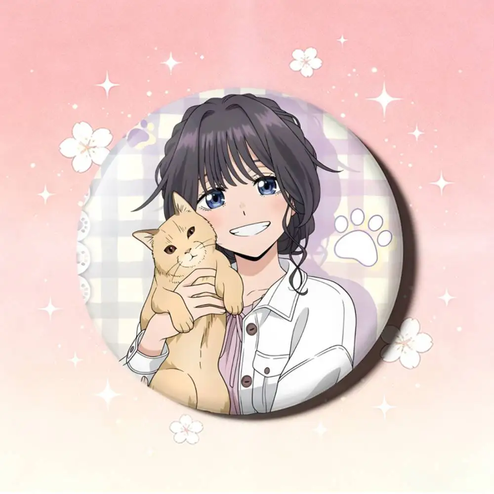 R-Rintaro T-Tsumugi K-Kaoruko W-Waguri Badges 25 32 44 58 75 mm Round Fans Collect Friends Gifts Brooch Souvenir
