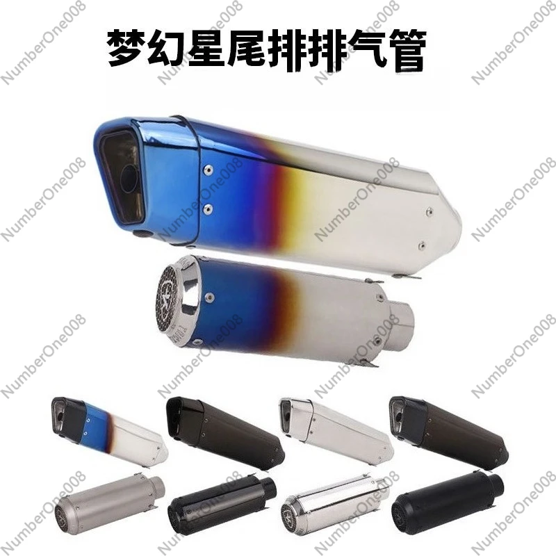 

Universal Motorcycle Exhaust Muffler Slip-On for 400cc 600cc 800cc Sport Bike