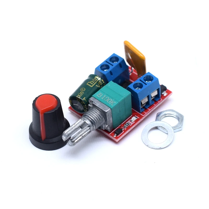 Mini PWM DC Motor Speed Controller Module 3 6 12 24 35V 5A 90W DC Speed Regulator Control Adjust Board Switch Light Modulator