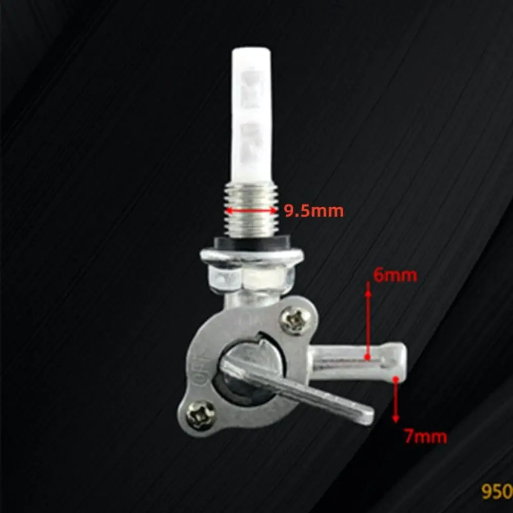 168F950 Fuel Tank Switch Right Mouth Aluminium Generator Oil Tank Switch Left Mouth Hexagon Nipples Oil Transfer Switch