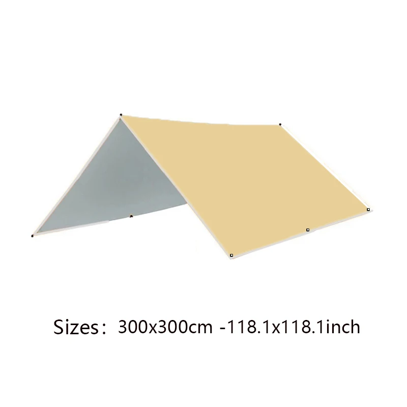 Wasserdichte Camping-Plane für draußen, Sonnenschutzdach für Picknicks, Wandern, Camping, Tailgating und andere Outdoor-Aktivitäten. – Detail 15