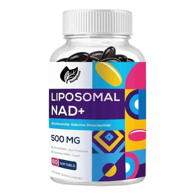 Liposomal NAD+500mg Containing TMG  Soft Capsules, Nicotinamide Nucleoside Substitute, Actual NAD+supplement