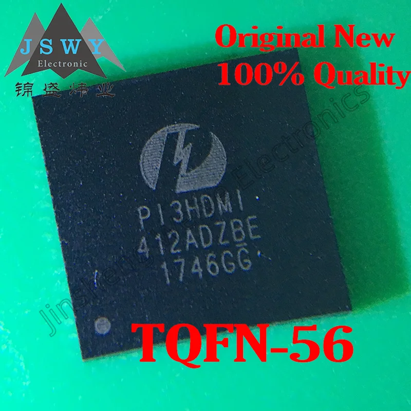 

(2/10pcs) PI3HDMI412ADZBE PI3HDMI412 QFN56 HDMI interface converter 100% original fast delivery electronic original