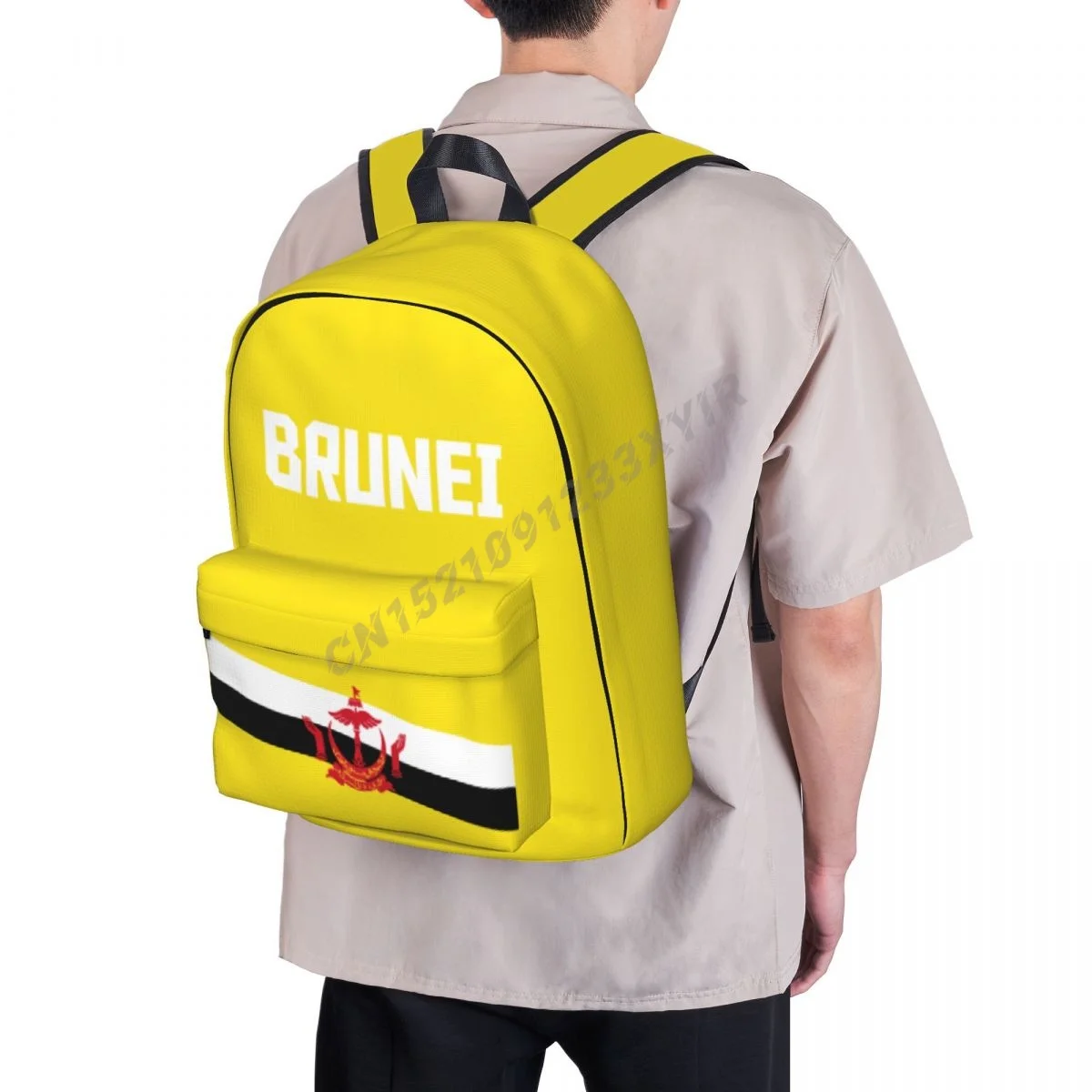 Unisex Rucksack Brunei Flagge Bruneian Stich Schul Messenger Tasche Fall Laptop Reisetasche Mochila Geschenk