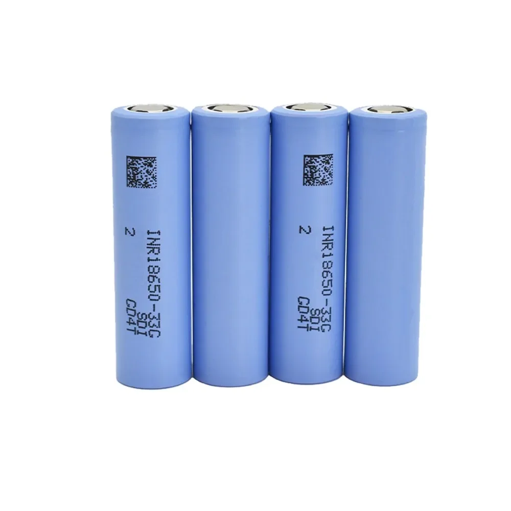 INR18650- 33G100% Original Lithium Battery 3.7v3300mAH High Capacity Rechargeable Battery Suitable for Strong Light Flashlights