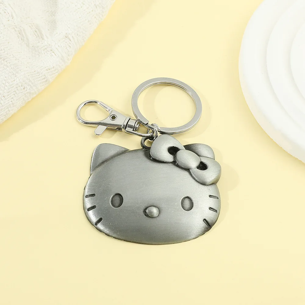 Kawaii Sanrio Keychain Cute Cartoon Hello Kitty Keychain Car Key Ring Backpack Pendant Collectible Ornaments Girls Gift Doll