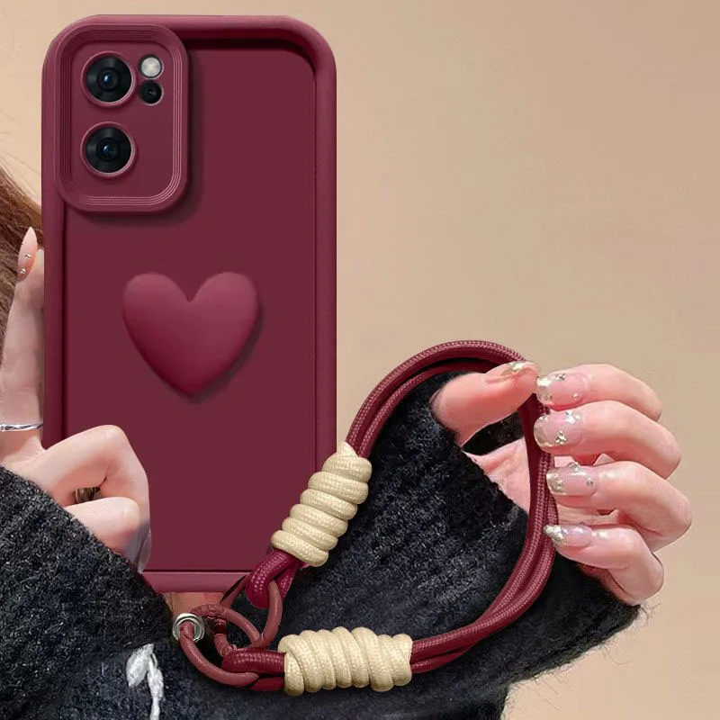 For OPPO Find X5 lite Case OPPO find x3 lite With Lanyard Wrist Strap Phone Case Find x3 Neo X2 Lite Find X5 Pro Find X3 X3 Pro