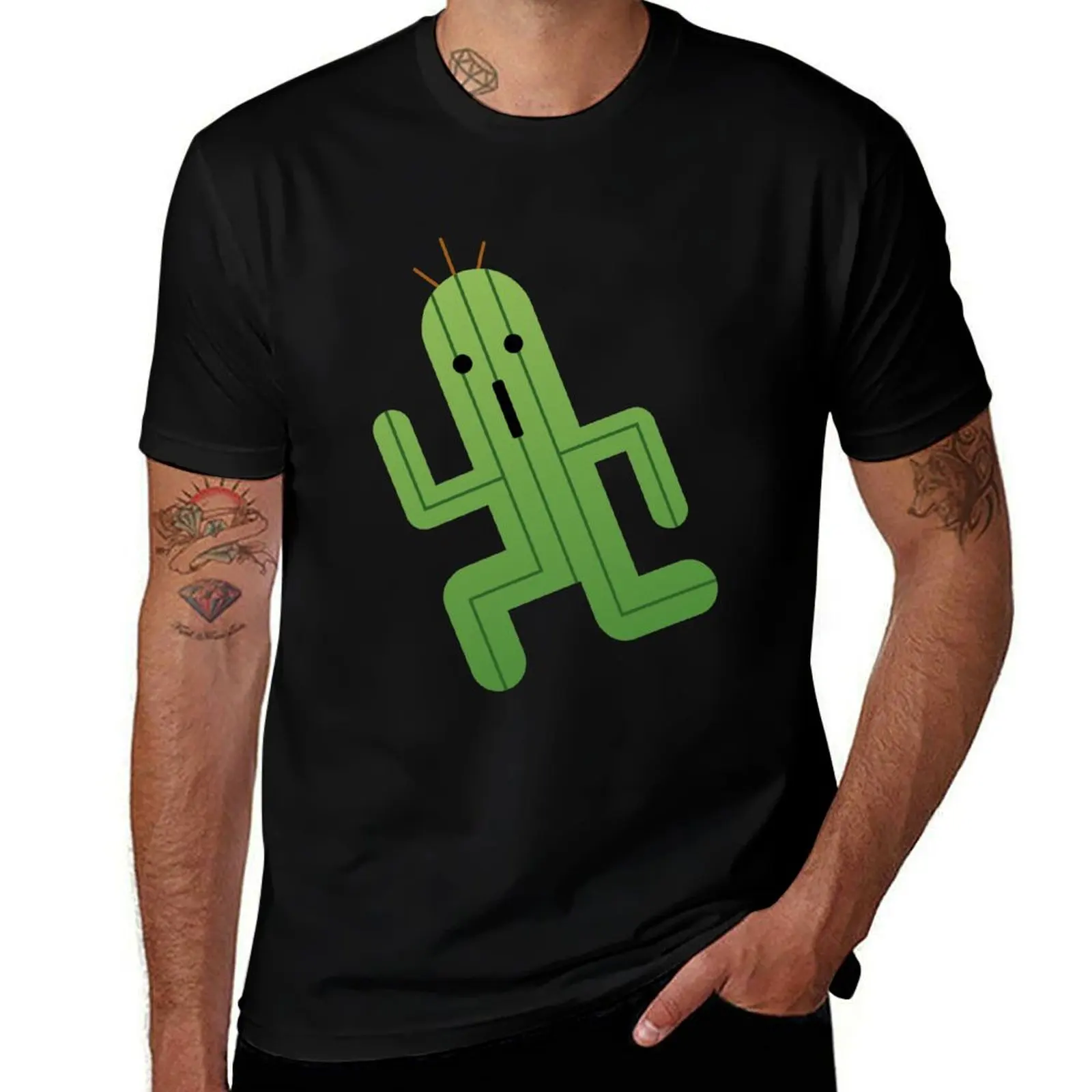 

Cactuar T-Shirt anime shirt graphics oversized graphic tee kawaii clothes mens funny t shirts