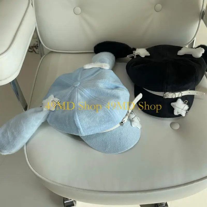 49md-2000s-long-ears-caps-japanese-styles-sun-hat-adult-winter-outdoor-photo-caps