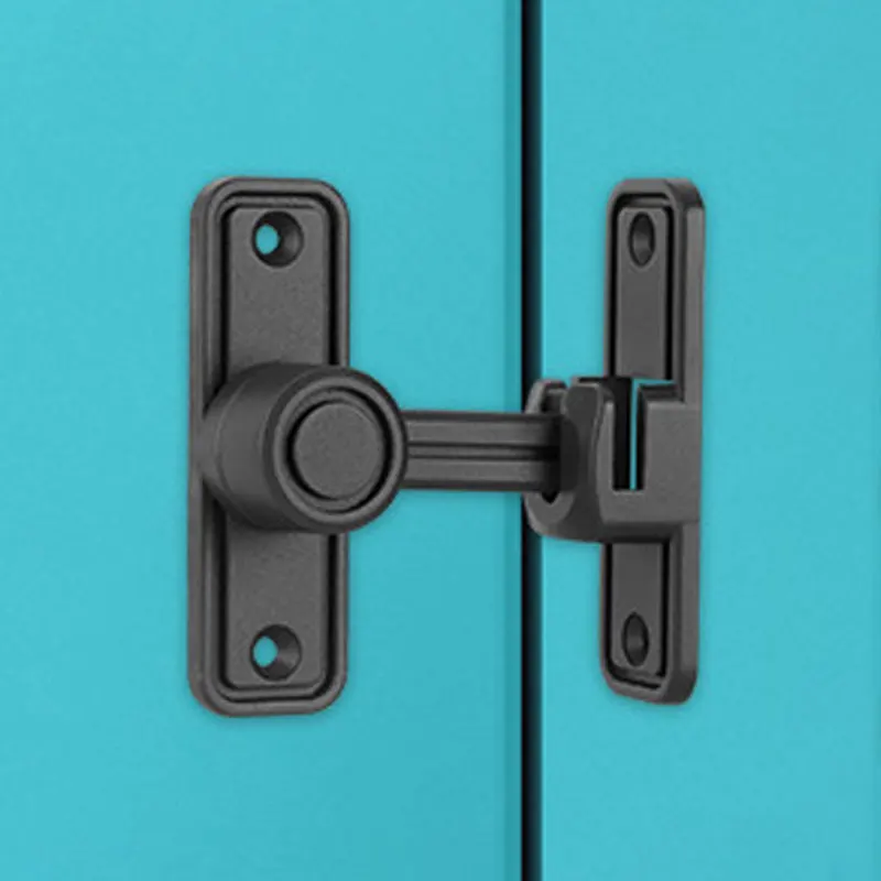 1PC Frosted No-punch Door Latch Door Bolt 90 Degree Sliding Door Lock Latch Toilet Bathroom Locks