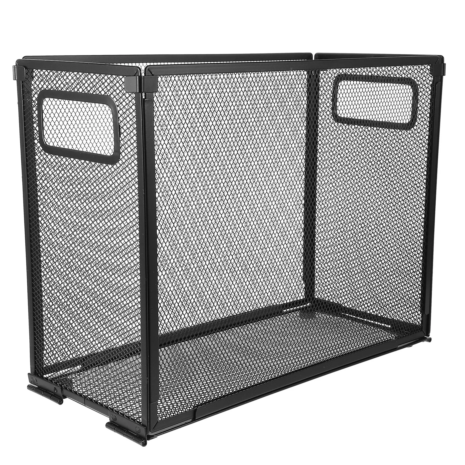 

File Organizer Mesh Desktop Document Holder Office Storage Rack Simple Design for Books Files Papers Magazines Desk Organization