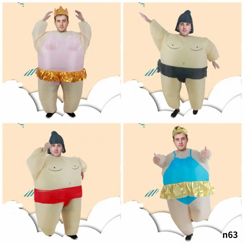 Costume de lutteur de sumo, combinaison gonflable de ballet, tenue gonflable, robe de fête Cosplay pour adultes, Costumes d'halloween Nn6NC