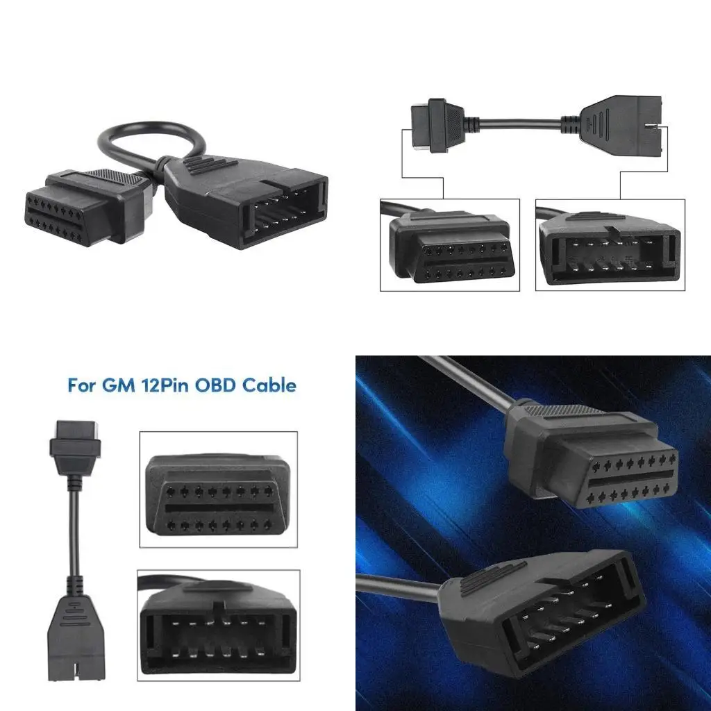 

31bc Easy в использовании диагностического адаптера CAR преобразование 12PIN в OBD1/OBD2 16PIN.