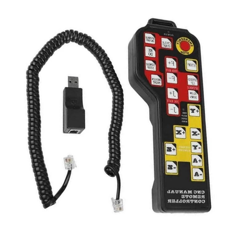 TFORU-Pendant Manual Remote Control For 4 Axis CNC USB Encoder For Mach3 ONLY Potential JOG Functionality