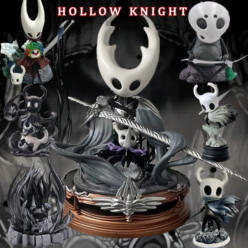 HOLLOW KNIGHT-figuras de acción de la serie completa, Kit de modelo de personaje del juego, decoración de adorno de escritorio, juguetes de moda, estatua, regalo coleccionable