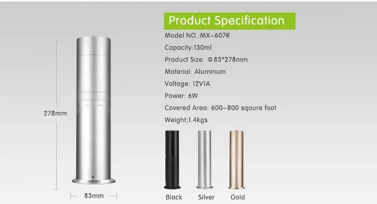 130ML aroma 360 diffusore Home Fragrance Oil diffusore profumo macchina telecomando diffusore di aromi