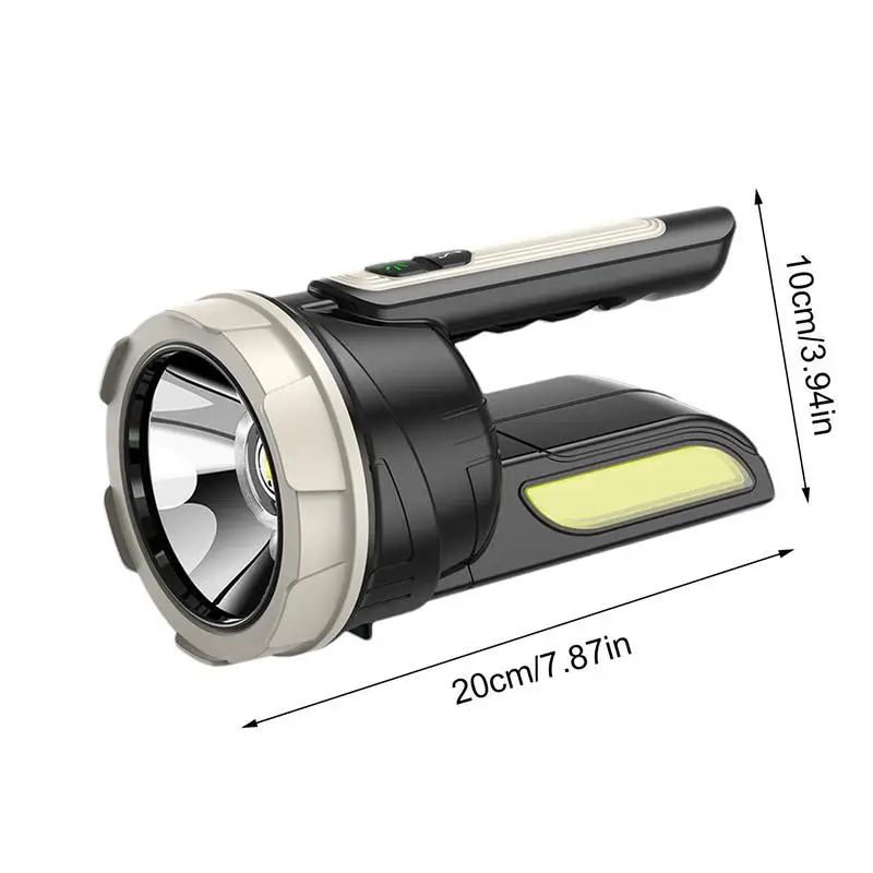 Super Bright Powerful LED Torch Light Multi Modes Camping Light Rechargeable Bright Flashlight Rotation Adjustment Super Bright